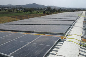 130 kw solar plant at Shimla cold storage. indore