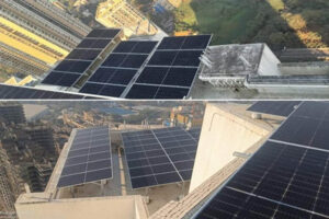 75kw solar plant at Ashford Royale c wing,nahur, Mumbai
